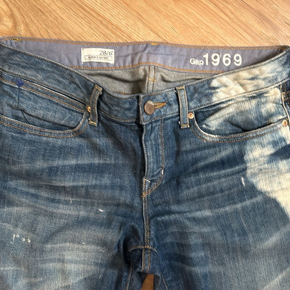 Gap 1969 Acid Wash Skinny Jeans - Picture 3 of 4